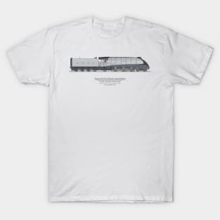 Silver Link 1935 Speed Record 112 MPH (Color) T-Shirt